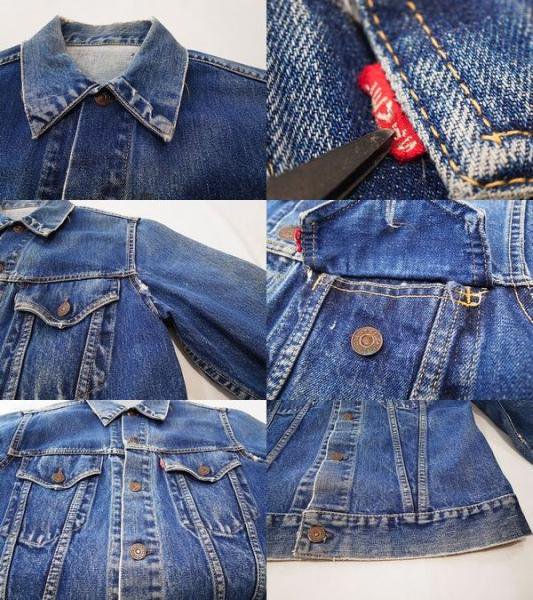 60s LEVI'S 558xx DENIM JACKET - S.O used clothing Online shop