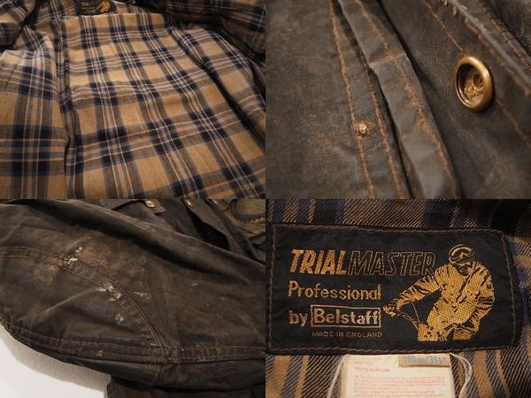 60s Vintage Belstaff TRIALMASTER Professional Made in England - S.O used clothing Online shop
