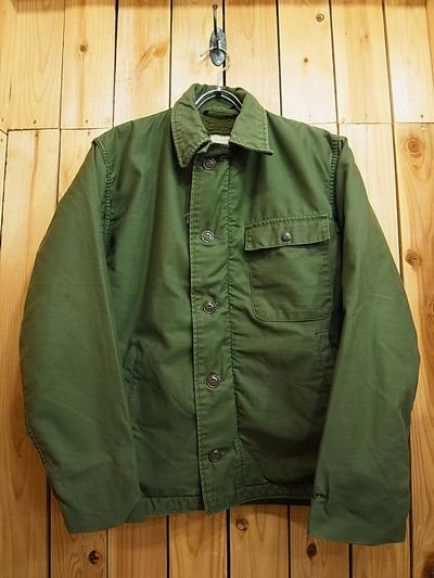 85s U.S.NAVY A-2 デッキジャケット sizeM - S.O used clothing Online