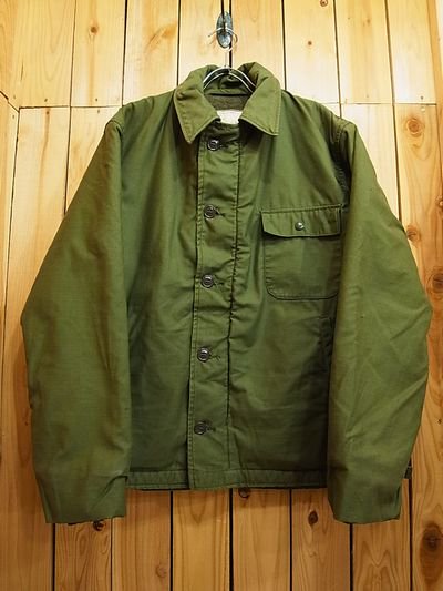 70s U.S.NAVY A-2 デッキジャケット sizeL - S.O used clothing Online