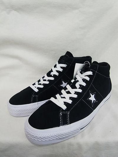 未使用！ CONVERSE CONS ワン ヒール スター 黒 白 27.5cm