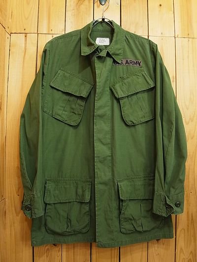 70s U.S.Army Jungle Fatigue Jacket 4th Type - S.O used clothing