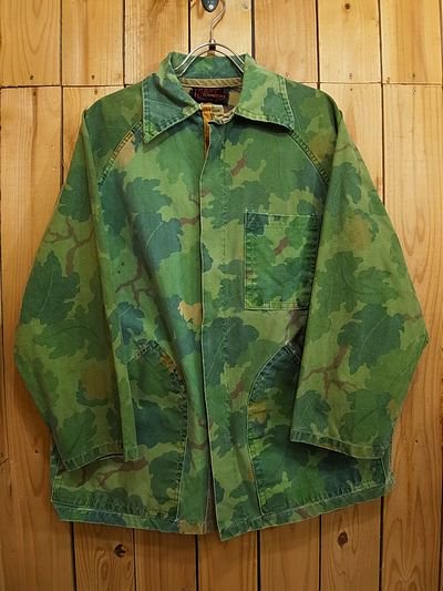 70s RANGER MITCELL PATTERN REVERSIBLE JACKET - S.O used clothing 