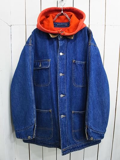 80s POLO COUNTRY Denim Coverall - S.O used clothing Online shop