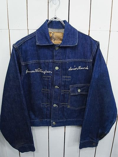 40s FOREMOST 1st Denim jacket - S.O used clothing Online shop