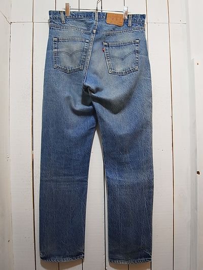 80s USA製 LEVI'S 505 黒カンヌキ Denim Pants - S.O used clothing