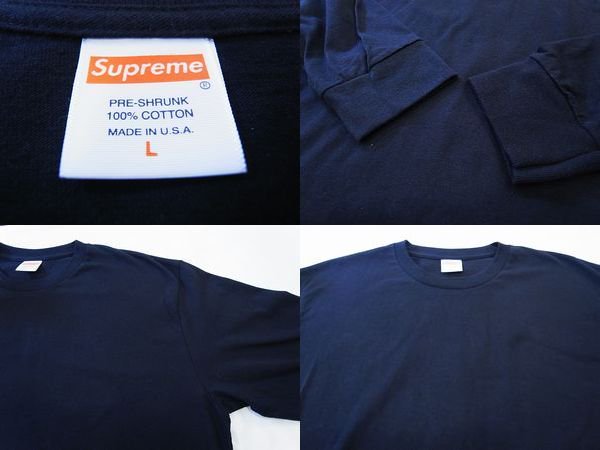 新品 Supreme BLANK L/S ロンT - S.O used clothing Online shop