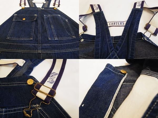 50s CARTER'S DENIM OVERALL - S.O used clothing Online shop