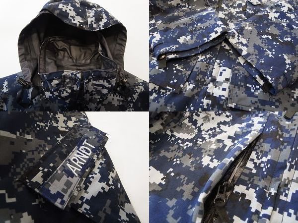 U.S.NAVY NWU Digital Camouflage GORE-TEX Parka - S.O used clothing