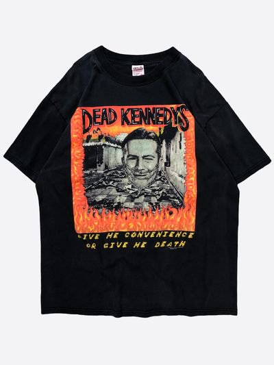 90s DEAD KENNEDYS Print Tshirt - S.O used clothing Online shop