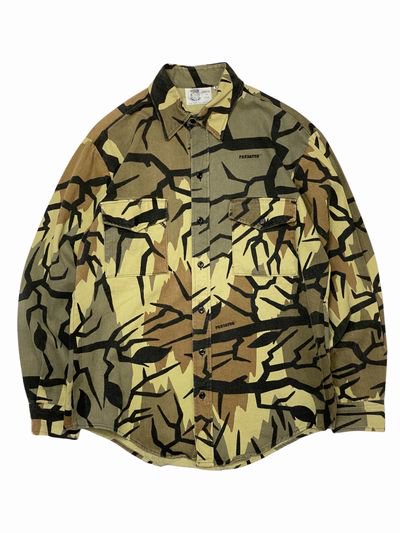 90s PREDATOR CAMO Cotton Shirt - S.O used clothing Online shop