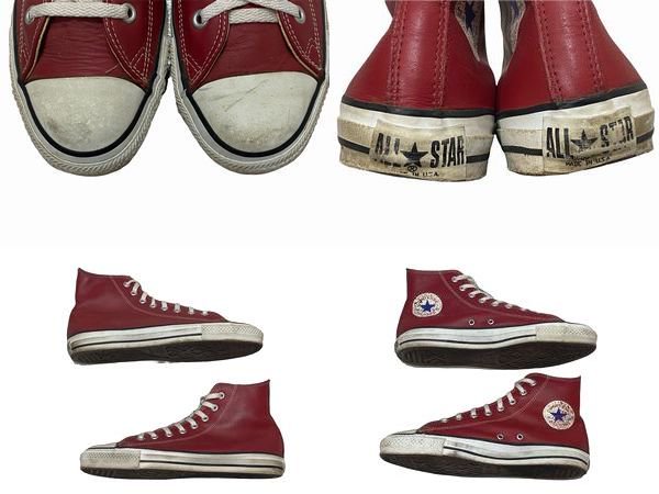 90s Converse ALL STAR レザー ハイカット - S.O used clothing Online