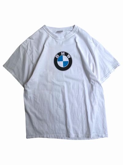 90s BMW Print Tshirt - S.O　used clothing Online shop