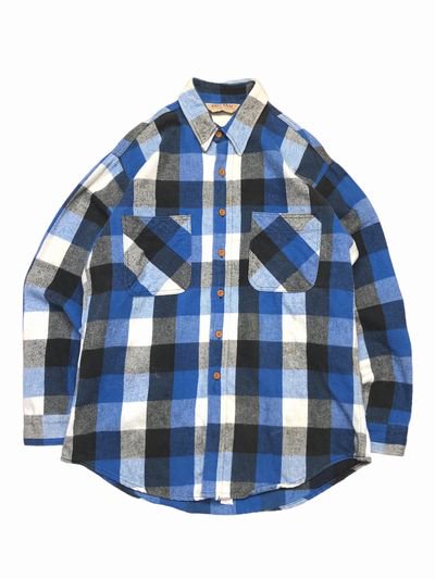 BIG MAC Plaid Cotton Heavy Flannel Shirt