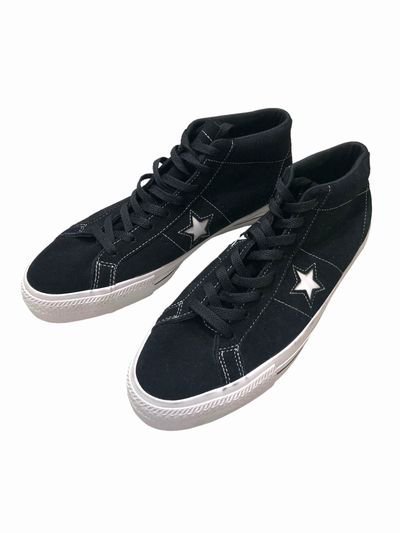 USA企画 CONVERSE CONS ONE STAR Mid Black Suede - S.O used