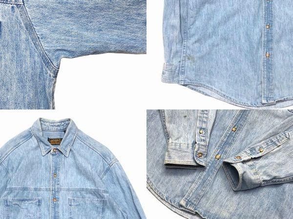 80s USA製 Eddie Bauer Denim Shirt - S.O used clothing Online