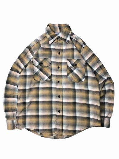 70s Mr Leggs Flannel Shirt - S.O used clothing Online shop