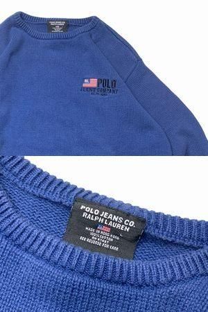 POLO JEANS Ralph Lauren Cotton Knit, - S.O　used clothing Online shop