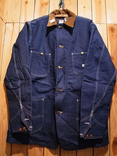 70s Lee 81-LJ DENIM COVER ALL DEAD STOCK - S.O used clothing 