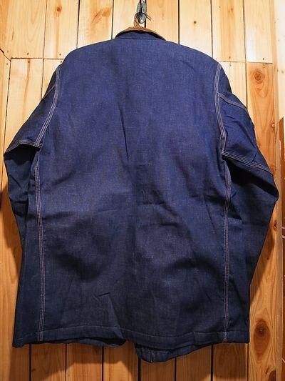 70s Lee 81-LJ DENIM COVER ALL DEAD STOCK - S.O used clothing