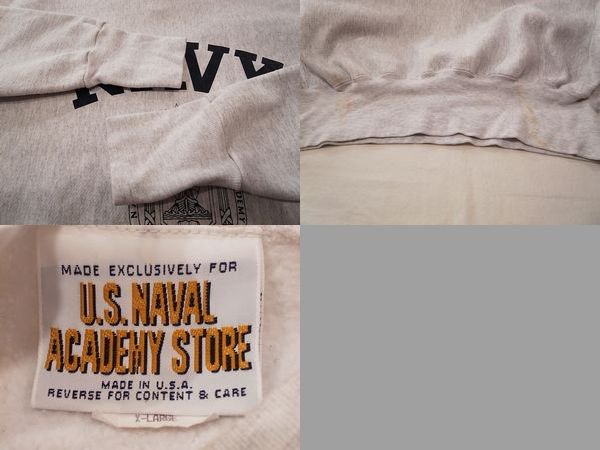 U.S.NAVAL ACADEMY STORE ReverseWeaveType Sweat - S.O used clothing