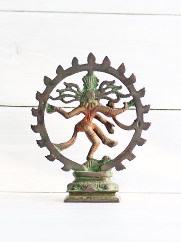 踊るシヴァ（ナタラージャ）／真鍮 インド製 - 彩雲(さいうん)