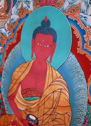 阿弥陀如来,（あみだにょらい）,タンカ（仏画）｜彩雲 - 彩雲(さいうん)