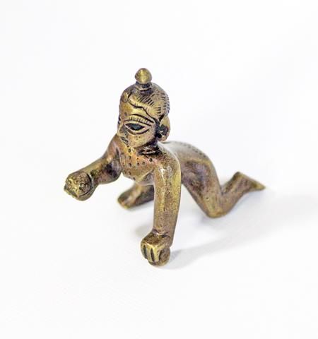 ベイビークリシュナ／真鍮 ネパール製 - 彩雲(さいうん)