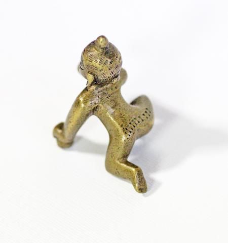 真鍮製(?)銅製(?)の像(クリシュナ像?) 真鍮製(?)銅製(?)の像(クリシュナ像?) 真鍮製(?)銅製(?)の