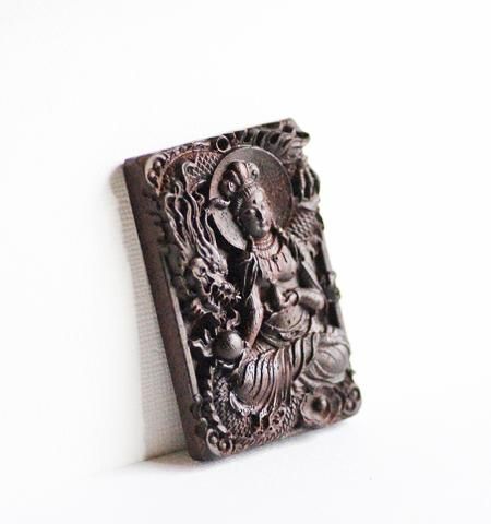 龍、観音一刀彫り紫丹造り 龍、観音一刀彫り紫丹造りオンライン ショッピング 通販