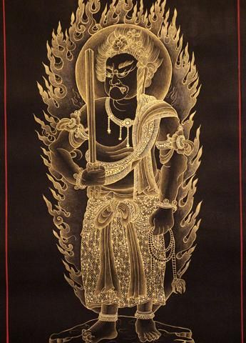 不動明王 不動明王（ふどうみょうおう／アチャラ・ナータ）[金泥タンカS