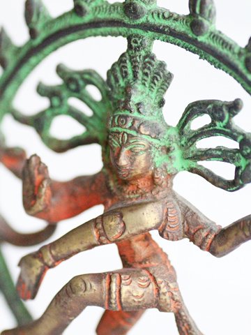 踊るシヴァ（ナタラージャ）／真鍮 インド製 - 彩雲(さいうん)