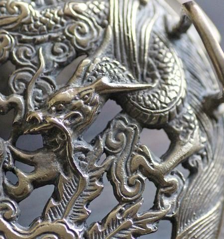 香炉　龍　鳳凰　白菜　獅子双耳　バッタ　銅香炉　銘あり　小物入れ　ジュエリー 香炉 龍 鳳凰 白菜 獅子双耳 バッタ 銅香炉 銘あり 小物入れ