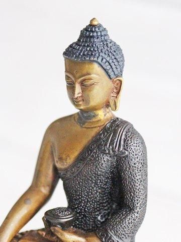 釈迦牟尼（しゃかむに／シャーキャ・ムニ）／真鍮 ネパール製 - 彩雲