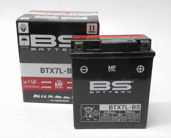 BSバッテリー BTX7L-BS 密閉式V - VESPA99.com ONLINE SHOP