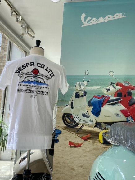 「SIP」 スクーターショップ　Tシャツ - VESPA99.com ONLINE SHOP