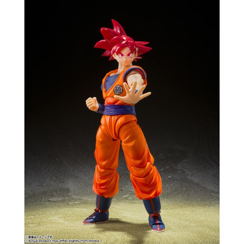 S.H.Figuarts スーパーサイヤ人ゴッド孫悟空-正しき心がもたらすサイヤ人の神- 『ドラゴンボール超』（再販）[BANDAI  SPIRITS]《０４月予約》 - パステルホビーオンライン