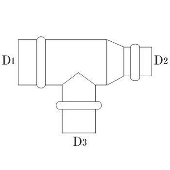 RT管 225φ(D1・D3) 200φ(D2) 亜鉛 イメージ2