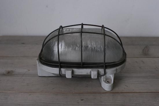 カプセルランプ/壁付けデッキランプ/工業系/陶器/ドイツ/E26