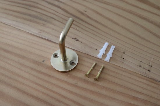 送料込　真鍮×鉄製　伸縮式のデレッキ　大正～昭和の古道具　フック棒