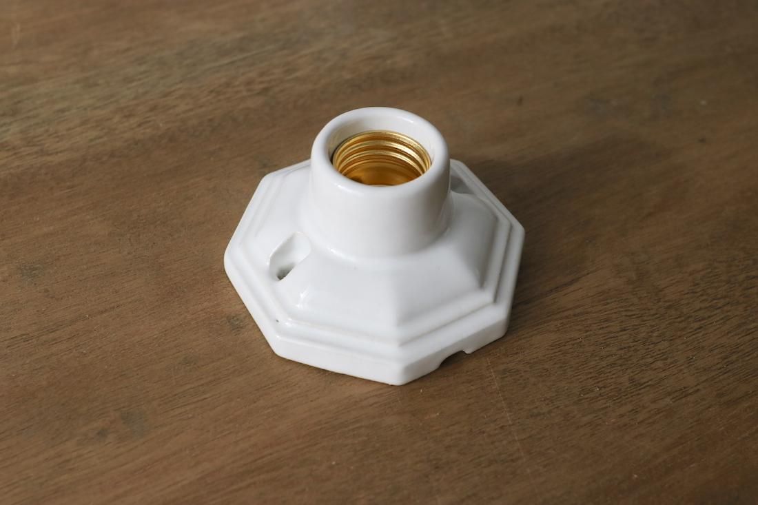 8角形のレトロなウォールランプ/陶器/口金E-26/壁・天井/屋内用 8角形のレトロなウォールランプ/陶器/口金E-26/壁・天井/屋内用