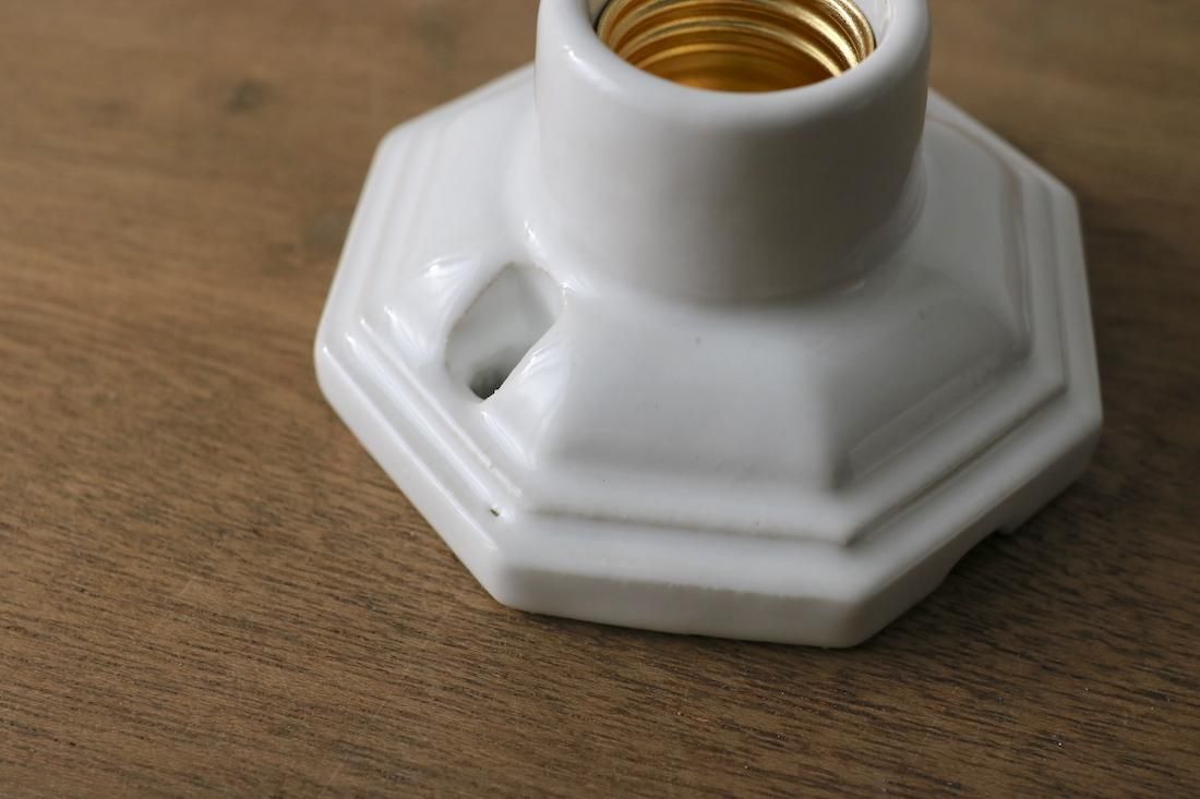 8角形のレトロなウォールランプ/陶器/口金E-26/壁・天井/屋内用