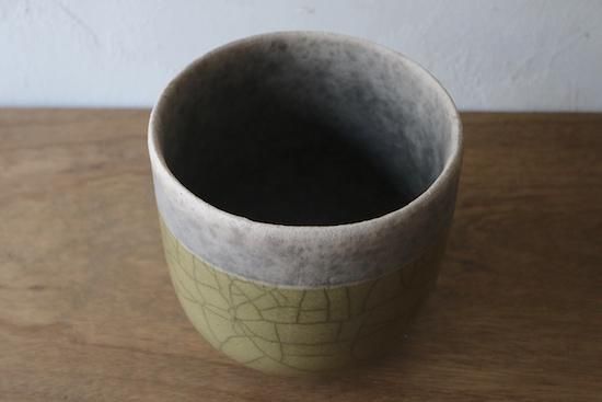 DOMANI【ドマーニ】/花器/スワンプ×grey(直径16,高さ16cm DOMANI【ドマーニ】/花器/スワンプ×grey(直径16,高さ16cm