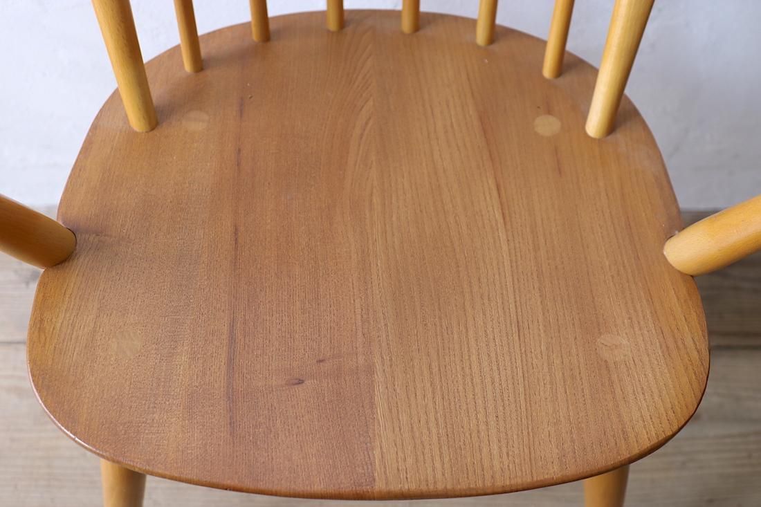 ERCOL/アーコール/アーム付きフープバックチェア(B) - カフェスタイル