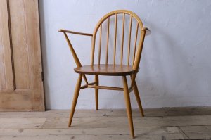 ERCOL/アーコールチャイルドチェアー/イエロードット - カフェスタイルのアンティークな古家具・古道具の雑貨ショップ『ひぐらし古具店』