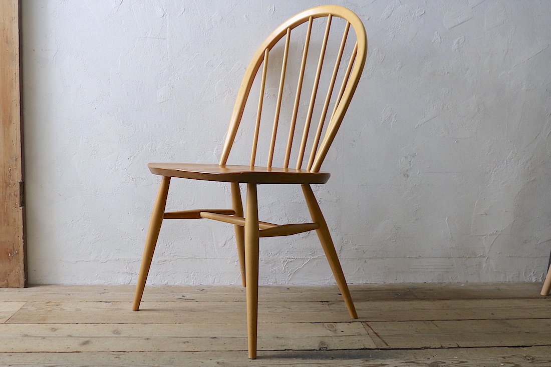 ERCOL/アーコールチェアー/フープバック/6本/ラージサイズ（A） - 西荻窪アンティーク ・古家具・古道具のカフェスタイル雑貨ショップ『ひぐらし古具店』