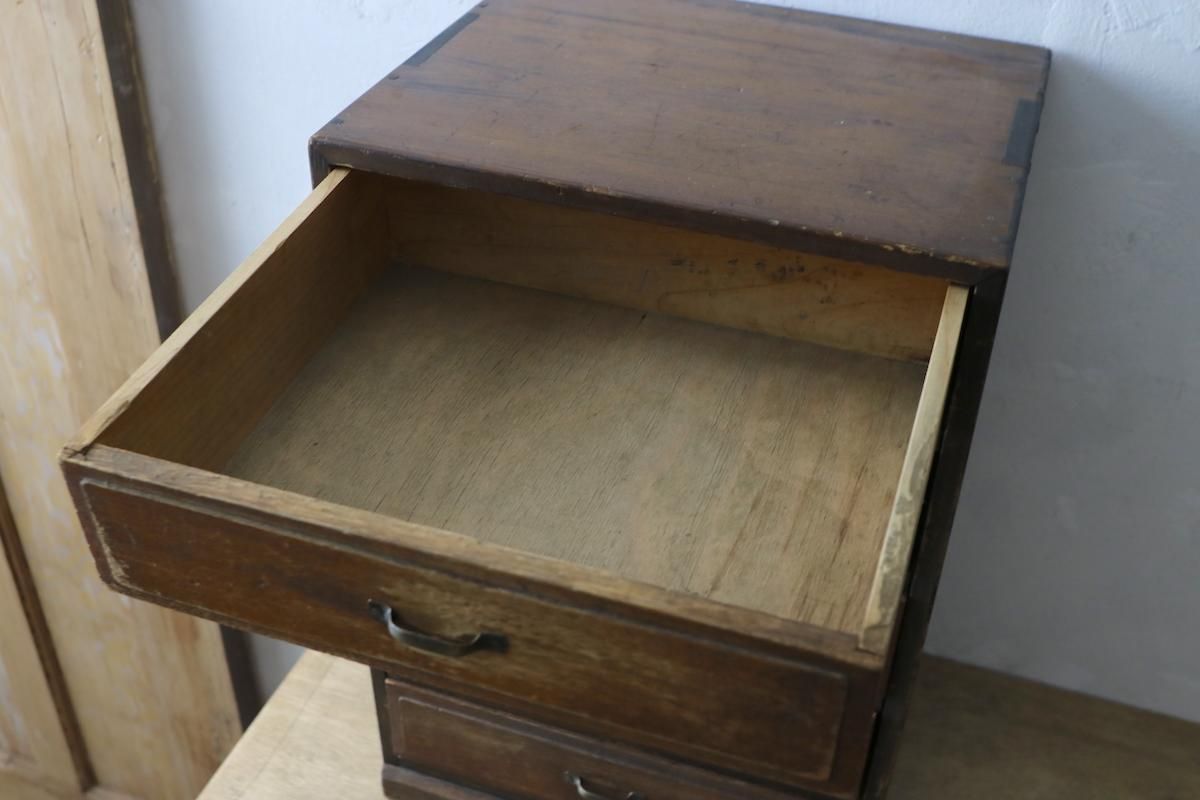 古家具 小引出 古家具・古道具・木製・小引き出し・昭和レトロ家具・7段 | 旅