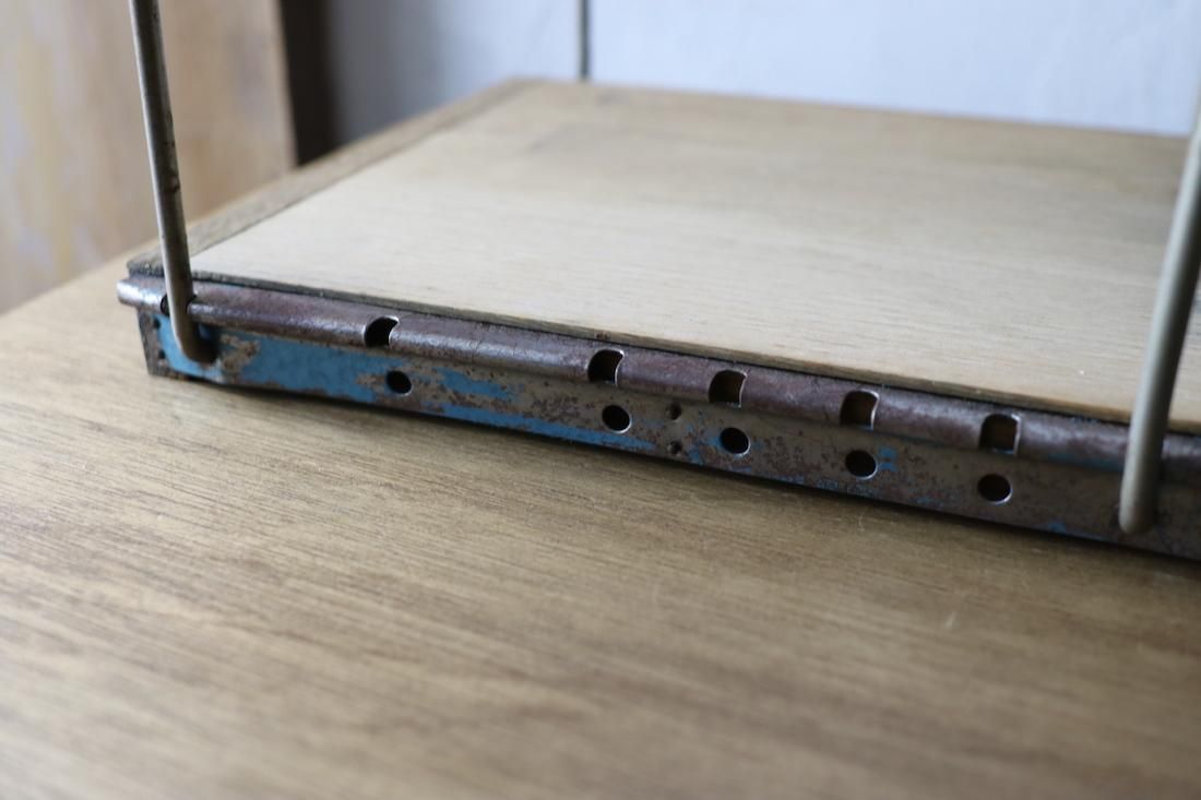 昭和レトロ本立て/昔のブックエンド/w46×d22.5×h23cm- カフェスタイル