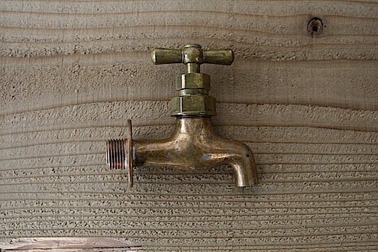 レトロ水栓/蛇口/昔ながらの手洗い/真鍮製【A】 - カフェスタイルのアンティークな古家具・古道具の雑貨ショップ『ひぐらし古具店』