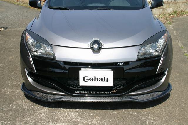 ルノーメガーヌＲＳ 前期用 カーボンリップスポイラー　年式：'11-'14 - 欧州車・アルファ・アバルト・ルノー・アウディなど　 リップスポイラー＆エアロパーツメーカー | Cobalt（コバルト）